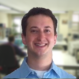 A picture if Ryan Meyer, UI designer involved in the Laboratory Information Management System, Electronic Laboratory Notebook, and Scientific Data Management System